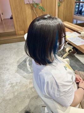 フラム(fulam) イヤリングカラーブルー！