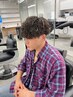 【畑中指名限定】メンズカット+カラー+パーマ+1stepTR