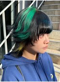 ○原神キィニチ中性ウルフカットロングウルフレイヤーカット○