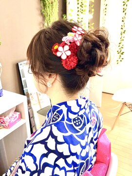ジェシータ 品川駅前店(GESHITA) 高めシニヨン【品川/ヘアセット/着付け】