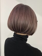 メロウ(me'lou) 《me’lou》ハイライト×ピンクアッシュ20代30代40代50代