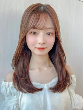 アフロート ディル(AFLOAT D'L) 2wayバング 韓国ヘア ロングレイヤー 小顔 前髪カット