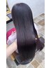 似合わせカット+艶カラー+髪質改善￥23100
