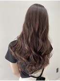 無重力 コテ巻き風パーマ デジタルパーマ 巻き ロング