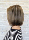 アンブレラヘアカラー＆切りっぱなしボブヘア