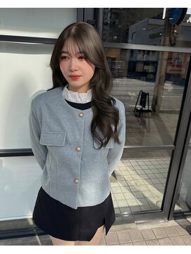 セレクション(Selection.) レイヤーカット×ダークグレージュ