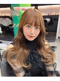 キャラメルブラウン　ハニーベージュ　ブリーチなし　yuki