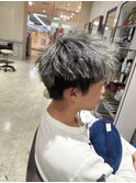 シルバー×メンズカット