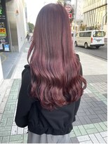 リルミー ミュエナ 大須 矢場町(Lilme myuena)&nbsp;【ブリーチ1回】カシスピンク　可愛いヘアサロンLilme