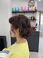 クラン 六甲道(Chlan)&nbsp;オン眉ボブパーマ☆カシスブラウン