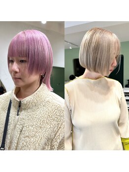 サビィ(Sabby)の写真/ワンカラーに飽きた方へ◎周りと差がつくデザインカラーが出来るサロンSabby☆