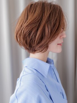 カバーヘア ブリス 大宮西口(COVER HAIR bliss) フォックスカラーアシンメトリー小顔かきあげボブZ大宮20代30代