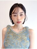 ヘイリーボブ タッセルボブ 耳掛けボブ 切りっぱなしボブ