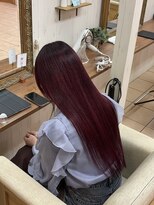 ウィルゴ 原宿(VIRGO)&nbsp;ワインレッドカラーレッドカラーチェリーレッドローズカラー赤