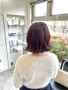 キキ(kiki by KENJE) 切りっぱなしボブ イルミナコーラル