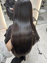 ジーナ 吉塚(Zina)&nbsp;美髪矯正 ダークアッシュ【福田れん】吉塚美容室 髪質改善 箱崎