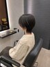 似合わせカット＋顔周り縮毛矯正￥8000
