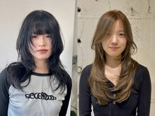 エーケイ(AK)の雰囲気(ロングウルフとロングレイヤー)