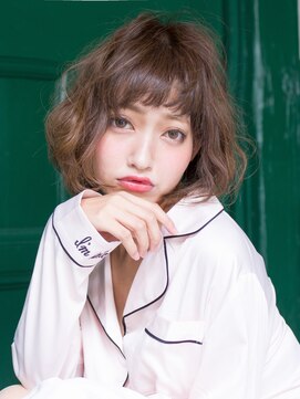 ジェム(GEM) ＊*Gem Garden*＊ハネさせない☆ラフウエーブボブ