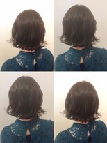 グルグル 妙典店(GULGUL)&nbsp;ピンクベージュ インナーグレージュ 外ハネボブ 妙典