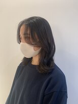 シェノン 西梅田(CHAINON)&nbsp;韓国小顔カットミディアム透明感くびれヘア、似合わせカット