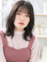 モッズヘア 上尾西口店(mod's hair) 黒髪が大人かわいい◎シースルー抜け感ミディa上尾20代30代40代