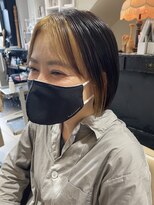 グリフィカ(grifica)&nbsp;酸性ストレートでタイトなミニボブ