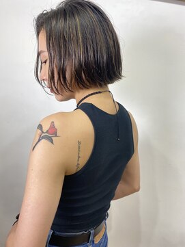 メロウ(MELLOW) coolbob×ブリーチハイライト/表参道/原宿/外国人風