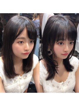 アフロート ギンザ(AFLOAT GINZA) AFLOAT GINZA【仲道 弘泰】顔周りカット【before→after】