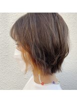エルフ(elf)&nbsp;ショートボブ×イヤリングカラー ニュアンスカラー