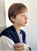 【表参道sheta/中澤】マッシュショートカーキグレージュボブ