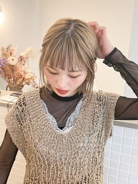 トゥコ(tuco) ローライト　ブロンドベージュ　デザインカラー　ケアブリーチ