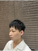 ツーブロ束感ショート<理容室>