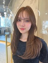 シーシンジュク 新宿南口(Sea shinjuku)&nbsp;韓国風前髪×レイヤーカット【髪質改善/新宿/レイヤーカット】