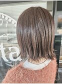 美髪ベージュブラウン