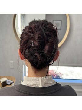 ペタロ(petalo.) 多きさの違うお団子簡単アレンジヘアー