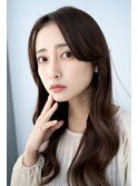 20代30代大人かわいいナチュラル暗髪ゆるめパーマヘア