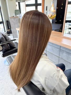 リバー 草加店(RIVER) ツヤ髪×ベージュカラー