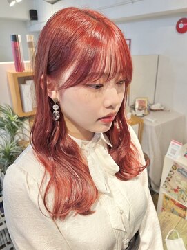 ドット(dot.) dot. 赤髪カラー