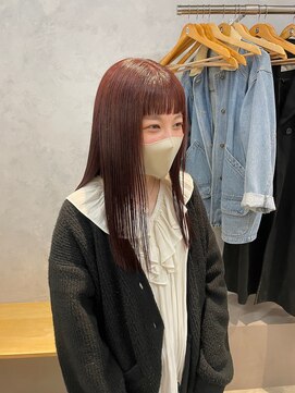 アマーク(a mark) ブリーチ無しのダブルカラー《小川結女花》