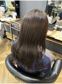 【アッシュベージュ×2stepトリートメント】暗髪/艶髪/鎌取