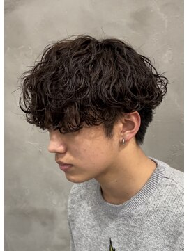 スイッチ(men's SWITCH) 大分メンズ波巻きスパイラルパーマ刈り上げツーブロックショート