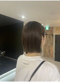 切りっぱなしボブ