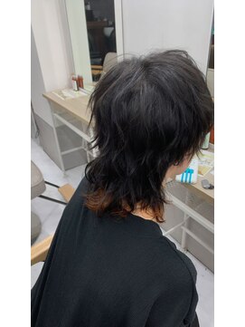 ミエルヘアーエスト 新宿店(mielhair est) ウルフカット
