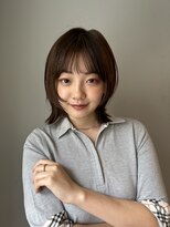 ガーランド (Garland)&nbsp;切りっぱなしボブ/マロンベージュ/前髪/原宿神宮前