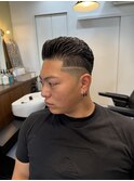 アイロンパーマ、バックスタイル