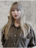 ミルクティーベージュ×ロングレイヤー