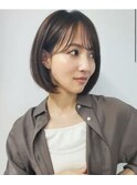 ボブ　簡単スタイル　収まり◎