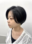 黒髪ハンサムショート