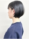-耳かけショートボブ前下がりショートボブくびれショートひし形1